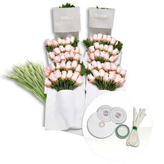 DIY Wedding Pink Roses Collection Pink roses - fresh-cut roses by Bloomingmore - for custom arrangements and home decor