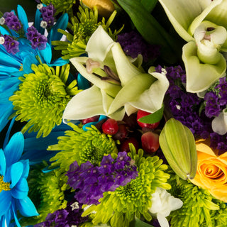 Blue Daydream Flower Mixed Bouquet Blue flowers - fresh-cut flowers by Bloomingmore - ideal for weddings and floral events