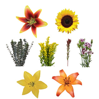 Bulk flowers bouquet diy design